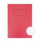 Silvine A4 Exer Book 80Pp Ftm Red