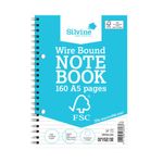 Silvine A5 Fsc Twin Wire Notebook