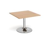 Trumpet base square extension table