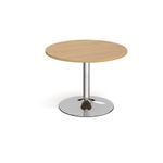 Trumpet base circular boardroom table