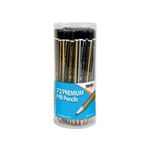 Hb Pencils Display Pot Asst Pk72