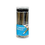 Hb Pencils Display Pot Asst Pk72