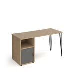 Tikal hairpin 600mm desk & ped/door