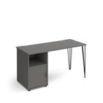 Tikal hairpin 600mm desk & ped/door