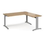 Tr10 Single Desk With Return