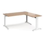 Tr10 Single Desk With Return