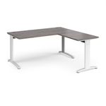 TR10 single desk with return