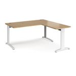 Tr10 Single Desk With Return