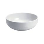 Glazed Bowl 7.5 In 19Cm Mel Wht Pk6