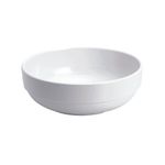 Glazed Bowl 7.5 In 19Cm Mel Wht Pk6