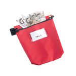 Go Secure Cash Bag With Window Red