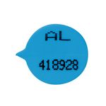 Go Secure Numbered Round Seal Blue