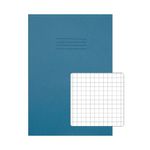 Rhino A4 Ex Book 7Mm Sq L/Blue Pk50