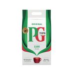 Pg Tips 1 Cup Sq Tea Bags Pk1100