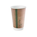 Vegware Cup 16oz Dbl Wall Krft Pk400