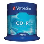 Verbatim Cd-R Datalife 52X Spin100 43411
