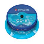 Verbatim Cd-R Datalife 52X Spind25 43432