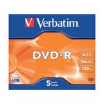 Verbatim Dvd-R 4.7Gb 16X Jc 43519 Pk5