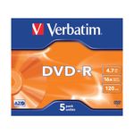 Verbatim Dvd-R 4.7Gb 16X Jc 43519 Pk5