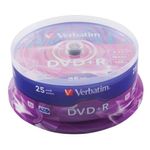 Verbatim Dvd+R 16X 4.7Gb Spindle Of 25