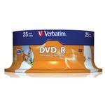 Verbatim Dvd-R 16X Spindle 43538 Pk25