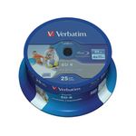 Verbatim Bluray 25Gb 6X Pk25 Spindle Ij