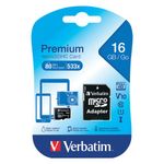 Microsdhc Class 10 16Gb With Adaptor