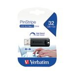 Verbatim Pinstripe 32Gb Usb Drive 49317