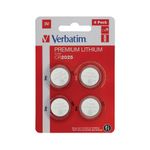 Verbatim Cr2025 3V Lih Battery Pk4