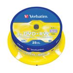 Verbatim Dvd Plus Rw 4X Spindle Pk25