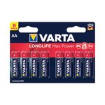 Varta Llife Max Pwr AA Battery Pk8