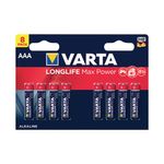 Varta Llife Max Pwr AAA Battery Pk8