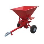 Red 350Lb Atv Salt Spreader 160 Litre