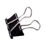 Clipper Foldback Clip 19Mm Black Pk100