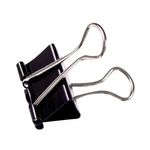 Clipper Foldback Clip 19Mm Black Pk100