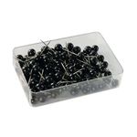 Map Pins Black Pk100 26891
