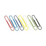 Paperclips Large Plain Box100 Assorted