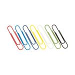 Paperclips Large Plain Box100 Assorted