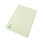 Np Index A4 1-10 Polyprop White