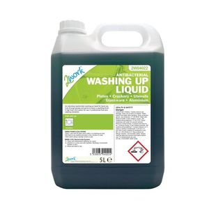 2Work Washing Up Liquid Antibacterial 5L