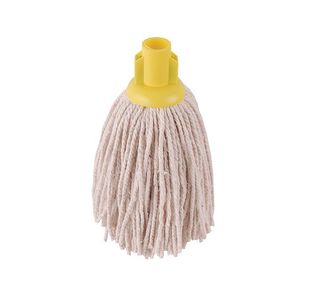 2Work 12oz PY Smooth Mop Yellow Pk10