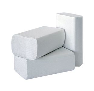 2Work 2Ply White Laminated M-Fold Pk3000