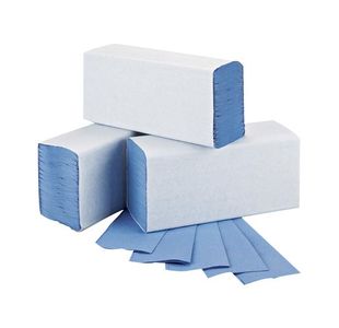 2Work 1Ply Blue M-Fold 242X240Mm Pk3000