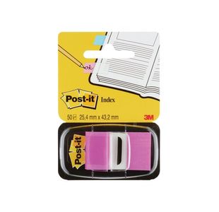 3M Post-It Index Tab 25mm Pple Pk600