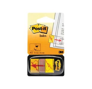 3M Post-It Indx 680-31 Sign Here P50