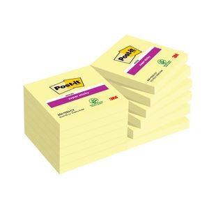 Post-it S/Stick 76x76 90S C/Ylw Pk12