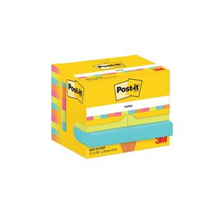 Post-it Nt 38x51 100S Poptimist Pk12