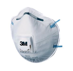 3M 8822 Respirator P2 Valved 8822 Pk10