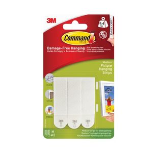 3M Command Hanging Strips Med Pk4