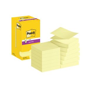 Post-it Z Canary 76x76mm 90 Sht Pk12